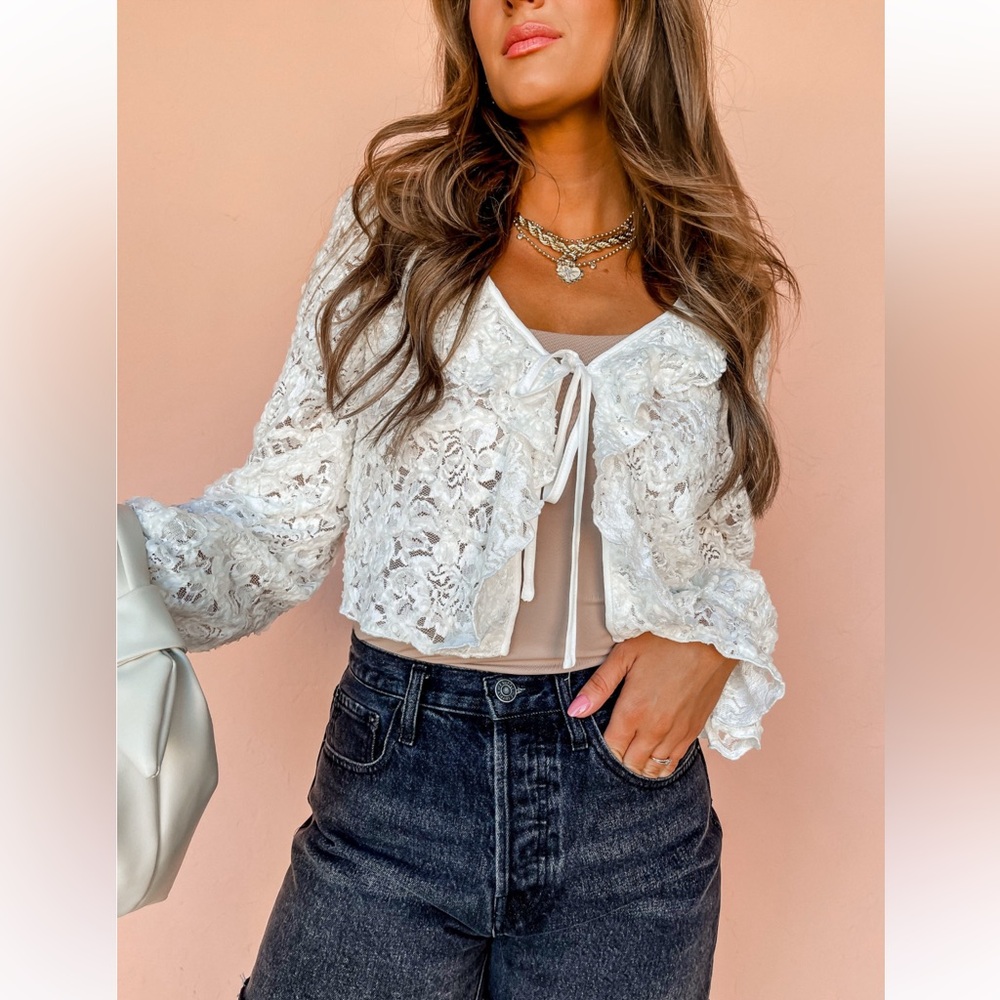 Ruffle Tie Top